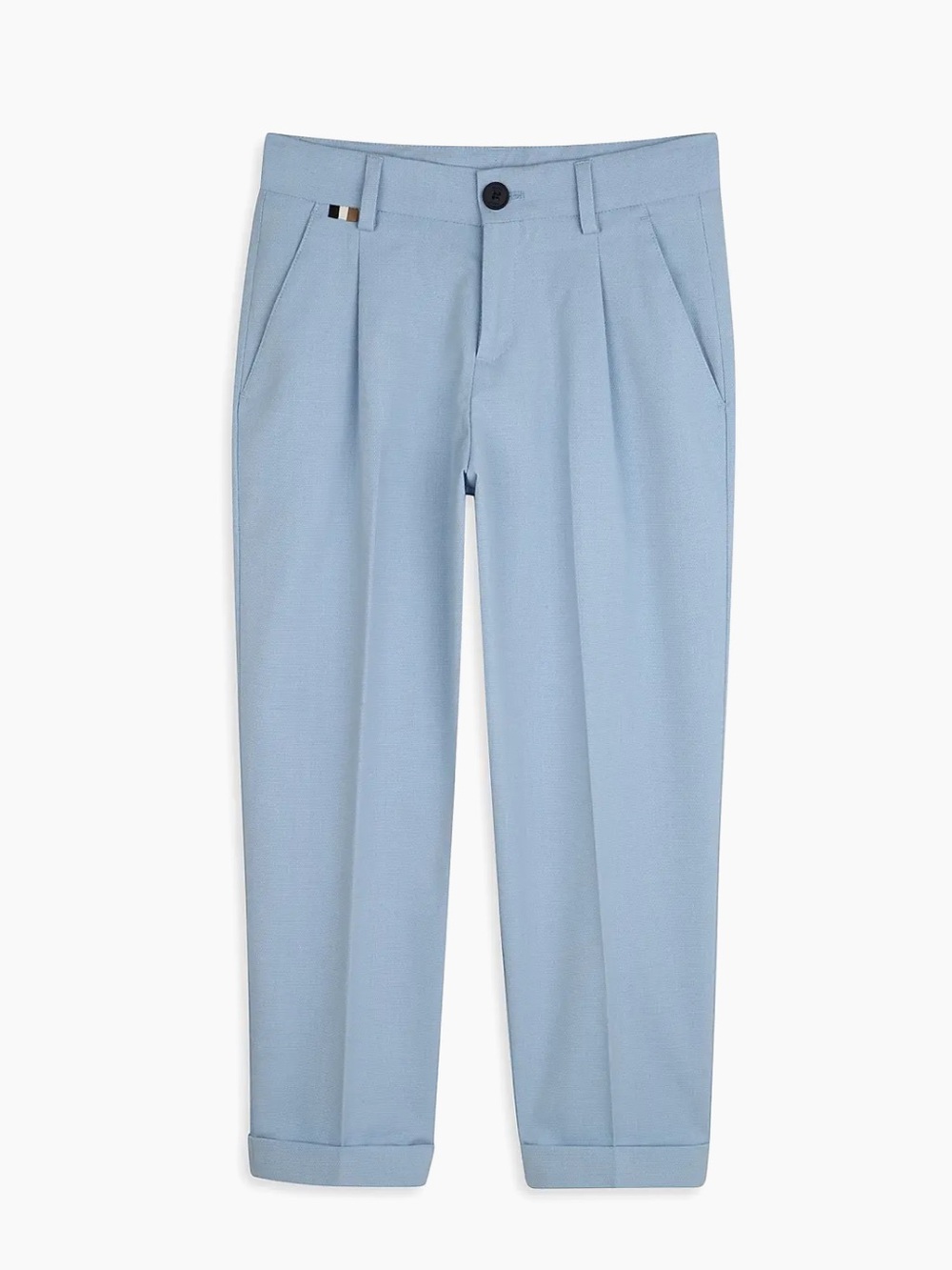BOSS Kids Formal Suit Trousers Cielo Boys Size 14 blue